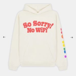 So sorry no Wi-Fi hoodie